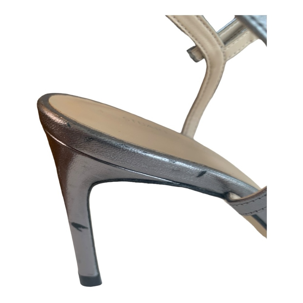 Authentic-Stuart Weitzman Starla 105 Leather Sand… - image 5